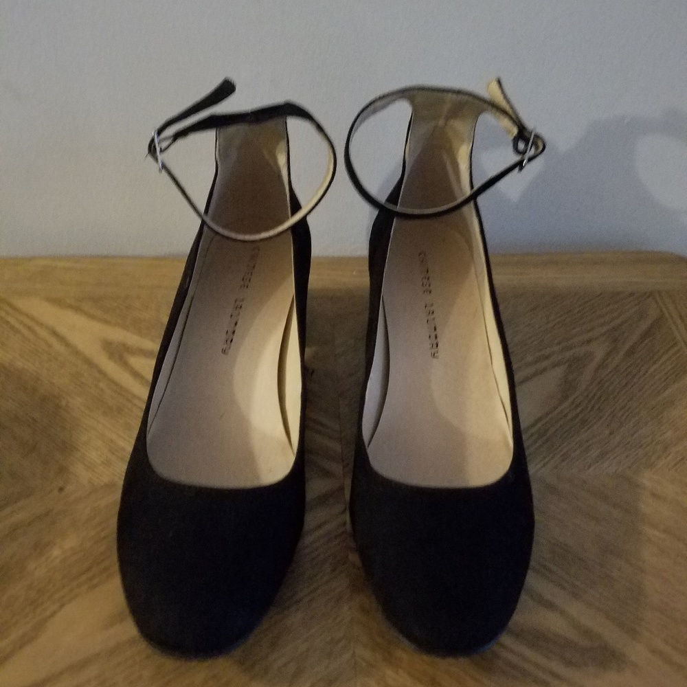 Cute low heels with ankle strap